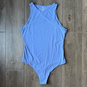 SKIMS Fits Everybody High Neck Bodysuit in Cielo